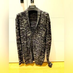 John Varvatos Shawl Collar Sweater with pockets